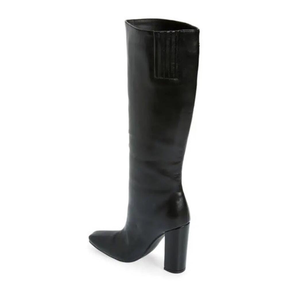 AZALEA WANG Magnetized Knee High Black Boots Sz 10 NEW